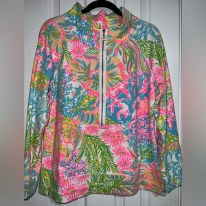 Lilly Pulitzer Lover’s Coral Popover